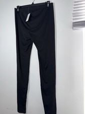 32 DEGREES HEAT Women's Black Leggings Pants Medium NWT Thermal Base Layer- 0120