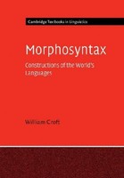 Morphosyntax, William Croft