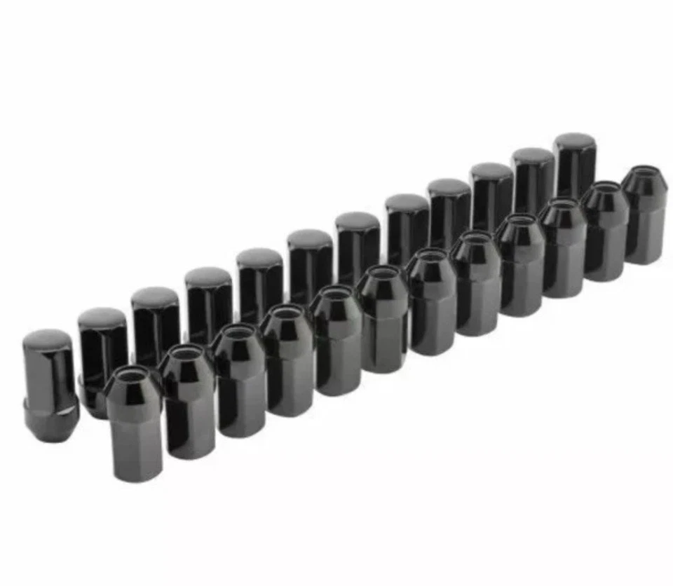 Kit de 24 tuercas de rueda negra brillante Tahoe Yukon Escalade 2015-2025 85105297 OEM GM Foto 4 de 4