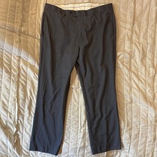 Brooks Brothers Pants Mens 38x30 Gray Regent Fit Wool Blend Dress Stretch Slacks