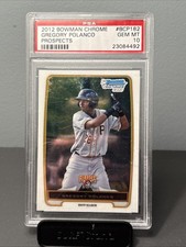 2012 Bowman Chrome Prospects Gregory Polanco #BCP182 PSA 10