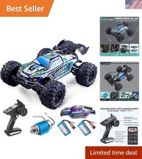 1:16 Scale High-Speed 4WD RC Car, 25 MPH Off-Road Remote Control Truck for Ad...