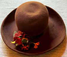 Vintage Fedora by Betmar Street Smart, W's 7/8, 100 Wool, 2"Roll, 14" Wide