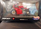 Vtg Mattel Hot Wheels New Sealed Box 1999 1:10 Ducati 996 SPS Motorcycle