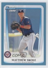 2011 Bowman Draft Prospects Blue 67/499 Matt Skole Matthew Skole #BDPP15 1c6