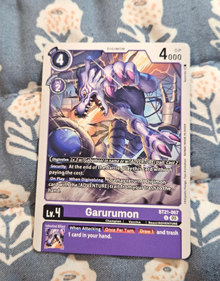 Garurumon BT21-067 World Convergence Digimon