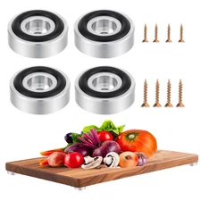 4Pcs Alloy Cutting Board Feet Be Suitable For Wooden Cutting Boards Cutting B...