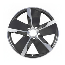 Porsche Taycan 20 21 22 23 66156 OEM rim 21 x 9.5 CNC Black FRONT PASSENGER SIDE