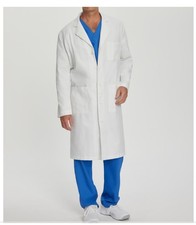 Landau Men's 3-Pocket Full-Length White Coat Size 32 3166 NWT