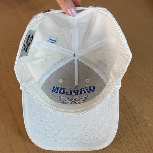 NEW Seager Waylon Jennings Country Hat Cap White Western Outdoor Snap Back - Picture 7 of 8