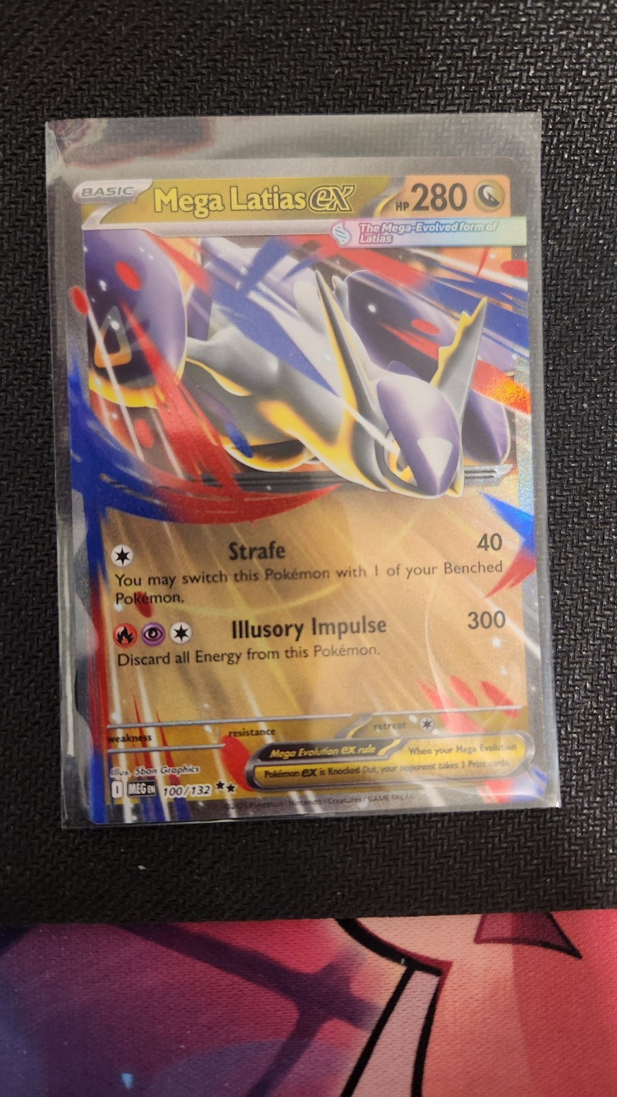 2025 Pokemon Mega Evolution MEG EN Latias ex Double Rare #100/132