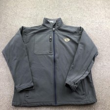 Nashville Predators Jacket Mens Large Gray NHL Hockey Full Zip Softshell