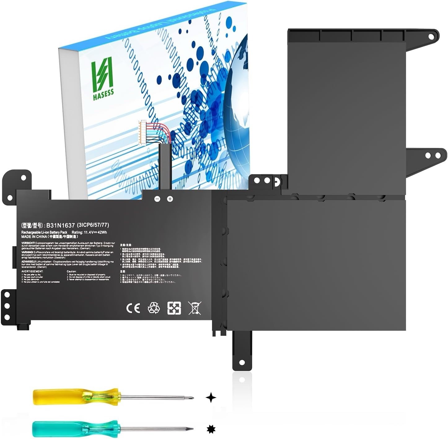 Recensione Batteria Compatibile Asus S15 B31N1637 11.4V 42WH HASESS