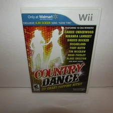 Country Dance Nintendo Wii Video Game with Manual Tested and Working