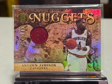2010-11 Panini Gold Standard Gold Nuggets Materials Antawn Jamison #'d 150/199