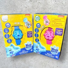 Leap Frog BLUES CLUES  YOU Vtech Learning Watch SET OF 2 Blue  Magenta Pre-K