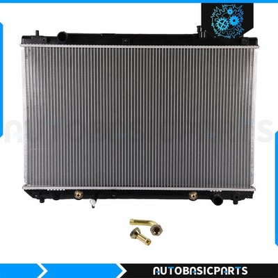 For 2001-2007 Toyota Highlander 2.4L Black or Silver Aluminum Radiator Fits 2453
