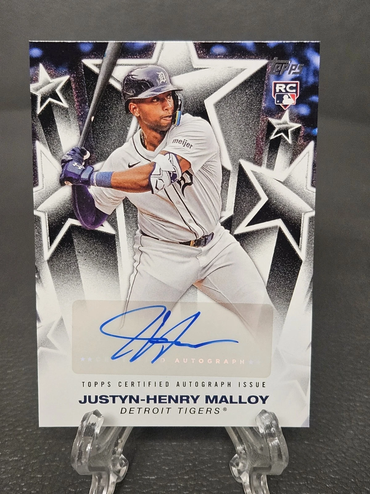 2025 Topps Baseball Justyn-Henry Malloy BSA-JHM Auto Baseball Stars Autograph