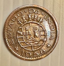 PORTUGUESE INDIA 10 CENTAVOS - 1958 - GREAT CONDITION