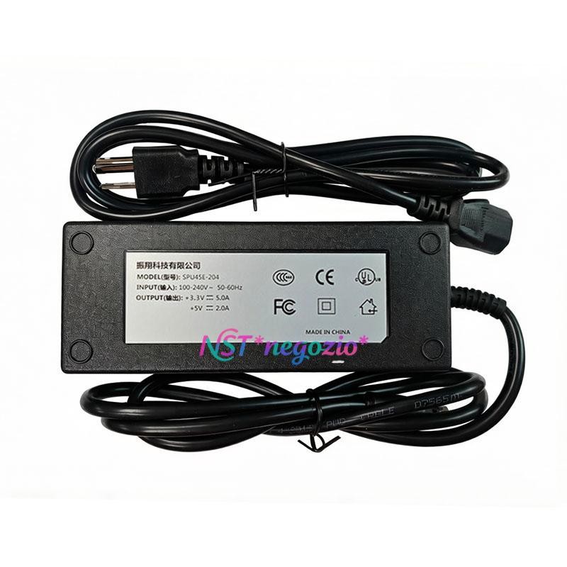 1 Set. New SPU45E-204 Universal Power Supply Adapter Chager 5Pin W/ Power Cord