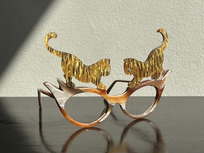 Ultra seltene Anglo American Eyewear Sonnenbrille. Made In England. Dame Edna Style