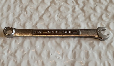 CRAFTSMAN TOOLS USA VV42909, 6MM. COMBINATION WRENCH, 4'' LONG, 12 POINT.