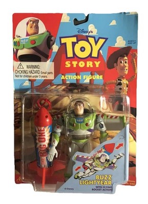 TOY STORY VTG BUZZ LIGHTYEAR W/ FLYING ROCKET ACTION. 1995