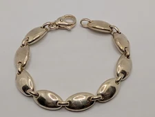 Vintage Tiffany & Co. Sterling Silver 925 Pebble Link Bracelet - 8"