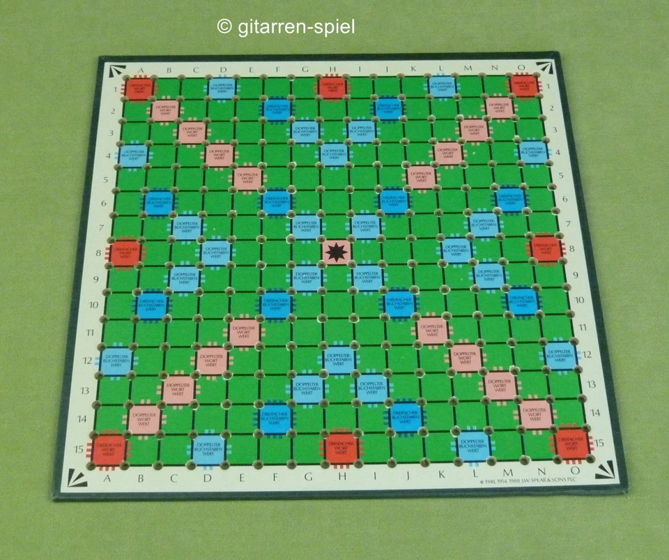 Reise-Scrabble im Kunstleder-Etui Komplett Top! von Spear-Spiele ©1986 - Bild 4 von 4