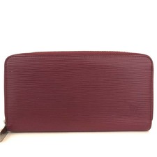 Louis Vuitton Epi Leather Zippy Zip Around Long Wallet Purse Purple