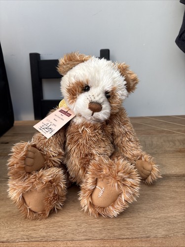 Charlie Bears Hot Cross Bun (Retired) Signed By Charlie