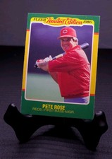 Fleer 1986 Limited Edition Pete Rose #37 Reds Baseball Superstars Base Set