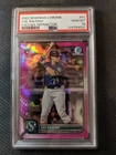 CAL RALEIGH 2022 BOWMAN CHROME ROOKIE FUCHSIA REFRACTOR RC /299 PSA 10