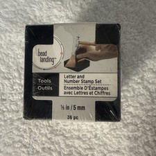 36 Piece Letter  Number Stamp Set NEW  SEALED