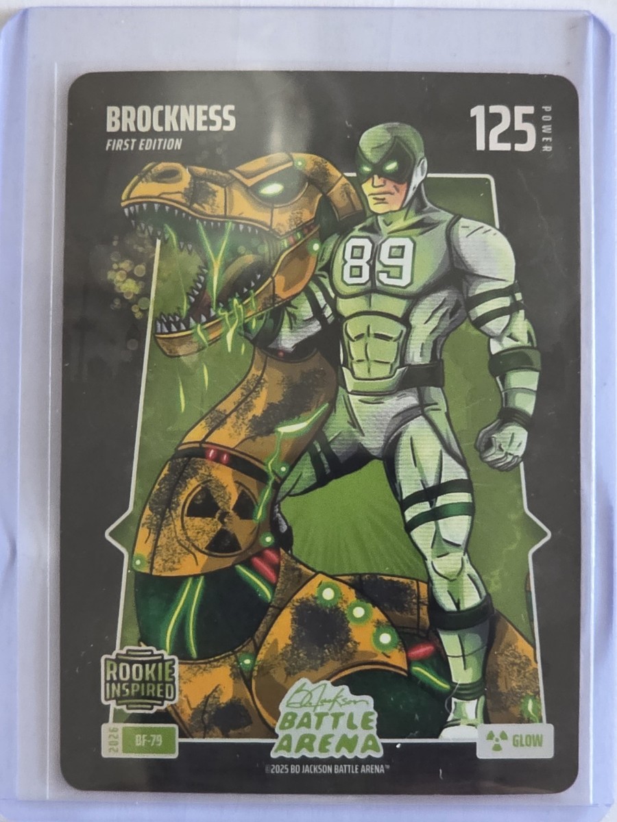 Brockness Brock Bowers GLOW & FIRE Bo Jackson Battle Arena Rookie