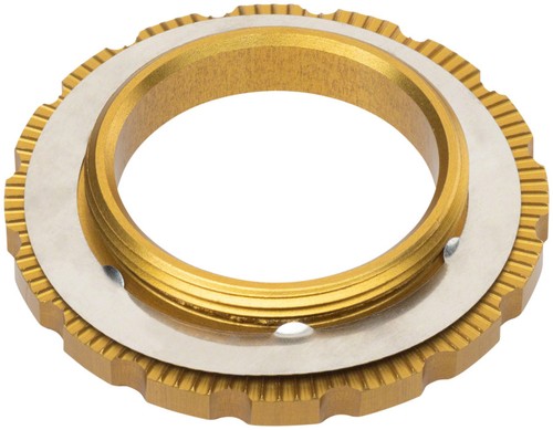 Wolf Tooth Components Centerlock Rotor Lockring, Gold - Picture 2 of 2