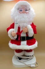 Vintage Santa Claus Motion 24" Animated Santa's Best Tested & Working