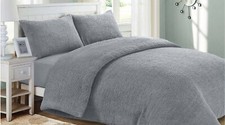 Sherpa Fleece Duvet Cover Snugly Bedding Set Thick Quilt Cover Warm Double King