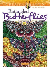 Image of Creative Haven Entangled Butterflies Coloring Book by Angela Porter...