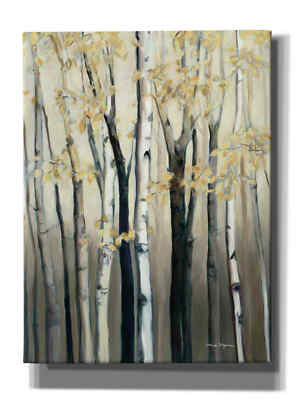 Epic Graffiti ''Golden Birch I'' by Marilyn Hageman, Giclee Canvas Wall Art