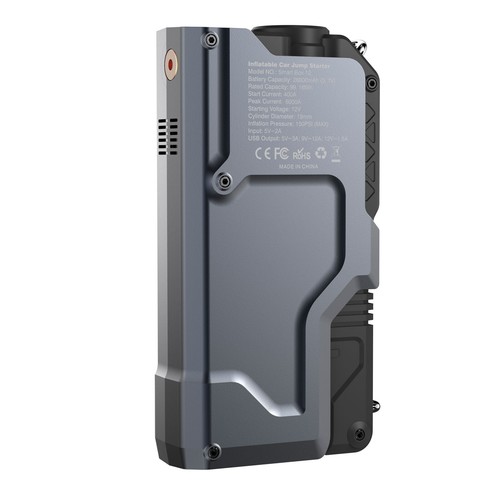 Eigotrav 12000mAh 12V Starthilfe Ladegerät Booster Power-Bank mit Luftkompressor - Bild 4 von 7