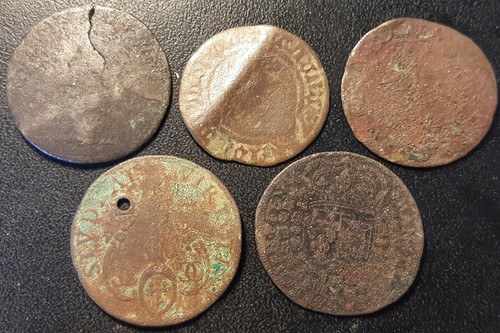 Louis XV, Louis XIII, Henri IV, Tournai - Lot Of X5 Tokens! - Picture 2 of 2