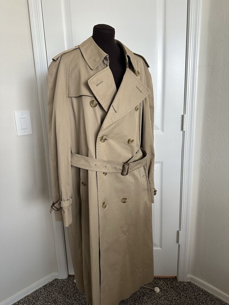 Burberry Kensington Trench Coat XL 44 Long Iconic 80s Burberry Kensington Trench Coat XL 44 Long Iconic 80s