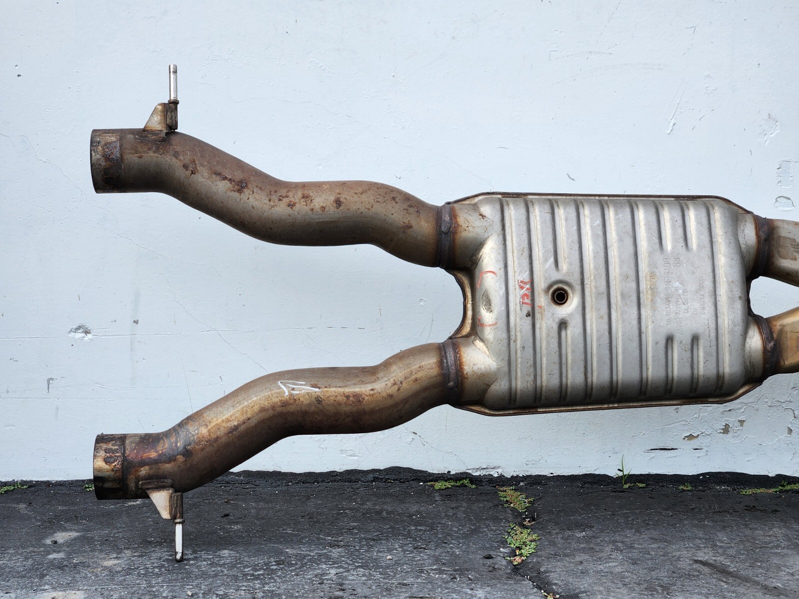 ✅ 10-14 OEM Rolls-Royce Ghost RR4 Front Center Tail Pipe Exhaust Muffler Assy