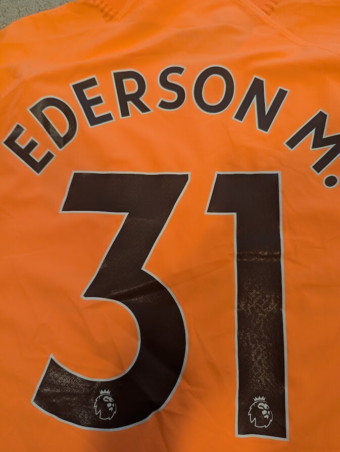 2022/23 Manchester City Certified Premier League Used Ederson GK