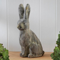 Large Shabby Chic Hare Ornament Sculpture Large Shabby Chic Hare Ornament Sculpture