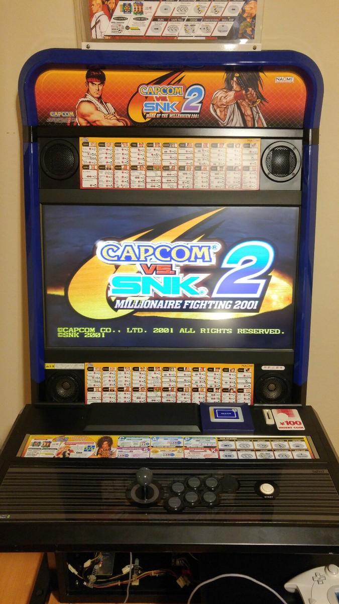 CAPCOM vs SNK 2 Instruction Art set for Taito Vewlix Naomi Jamma