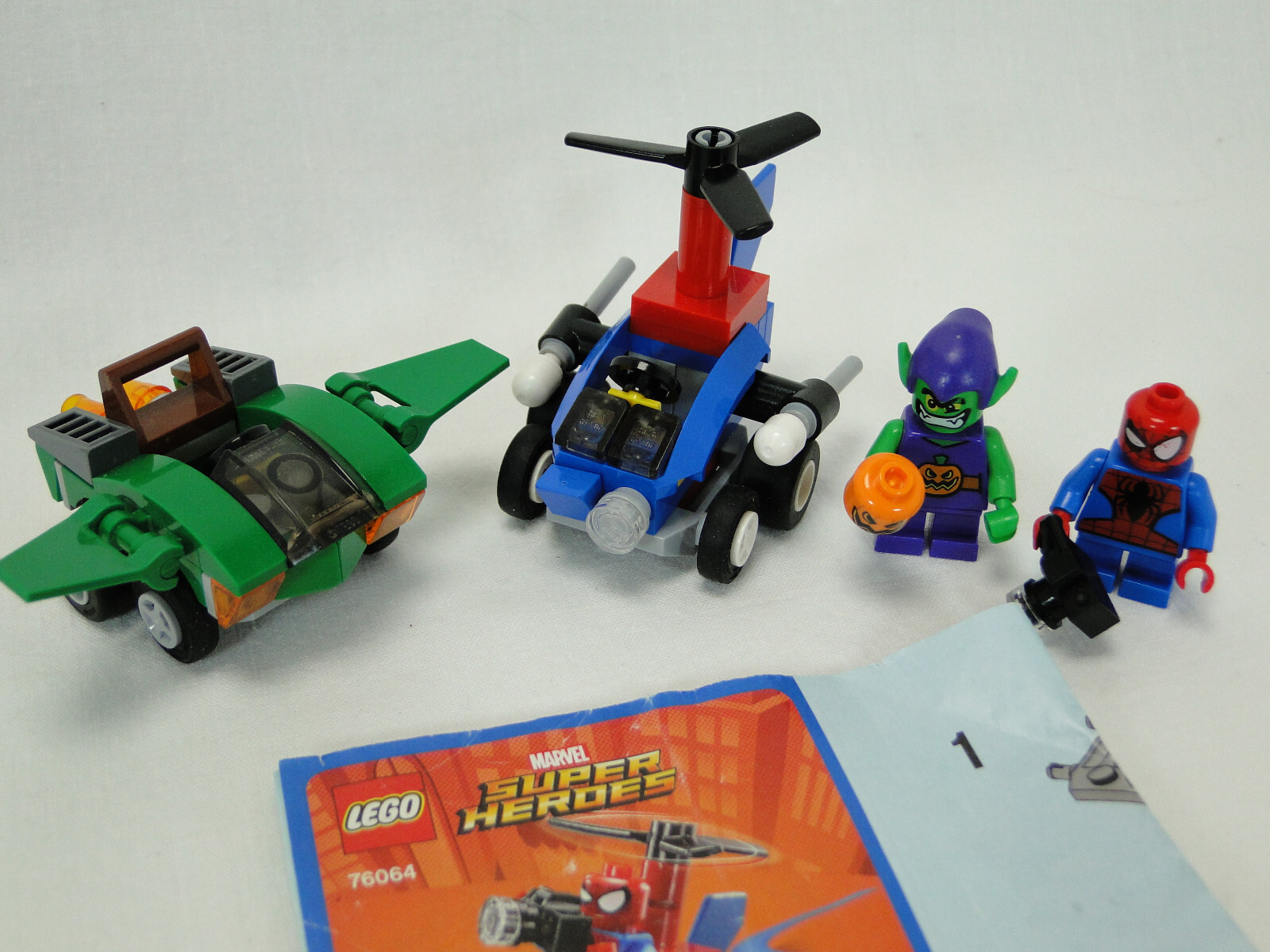 Lego Super Heroes 76064 Spider Man vs. Green Goblin komplett mit 