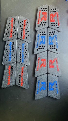 Ford Next-Gen Ranger Raptor side step inserts w/wo drain holes. - Picture 5 of 5