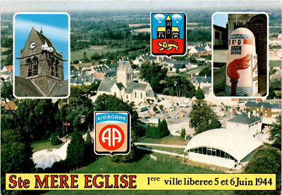 Ste MERE EGLISE, SAINTE-MERE-EGLISE, Omaha Beach, Cherbourg Postcard